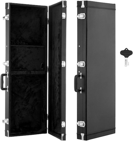 Vevor Hard Electric Guitar Case Wooden Rectangular 1050 Mm Black Tele ST 39" Jxjtyhjxmztej9d7y001v0