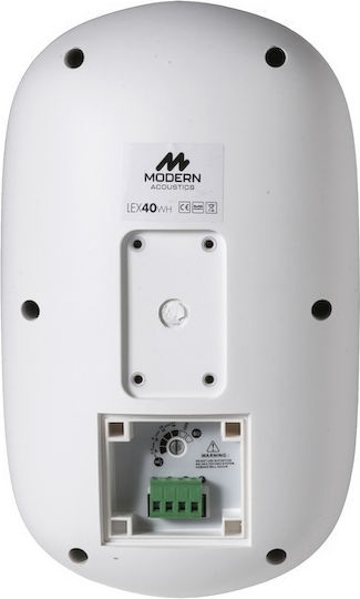 Modern Acoustics Lex40 Passive Speaker 4'' 30w/8Ω IP65 Piece White