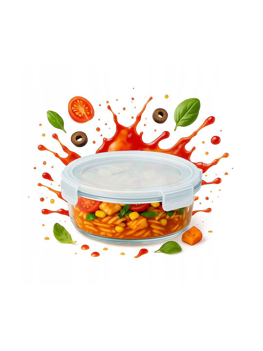 Bimberek Glass White Lunch Box 620ml