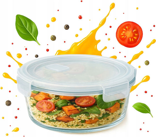 Bimberek Glass White Lunch Box 950ml