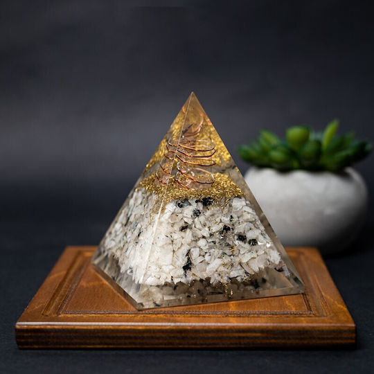 Neue Orgone Pyramide Mondstein Regenbogen Kristalle Tischdekoration