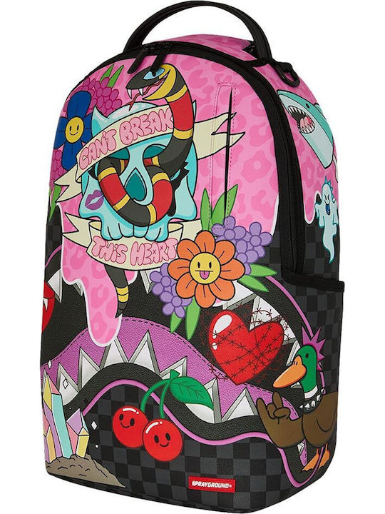 Sprayground School Backpack for Junior High-High School with Water Bottle Holder Can't Break This Heart 29 x 15 x 45 cm