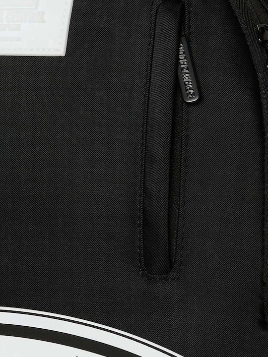 Sprayground Schulranzen Rucksack für Junior High-High School mit Flaschenhalter Shark Central 2 Schwarz Weiß Nylon 29 x 15 x 45cm