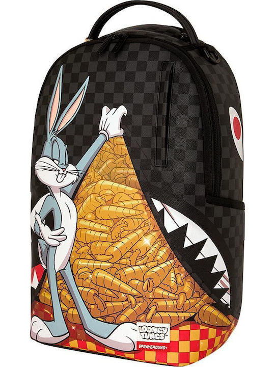 Sprayground Schulranzen Rucksack für Junior High-High School mit Flaschenhalter Bugs Money Carrot Stack 29 x 15 x 45cm