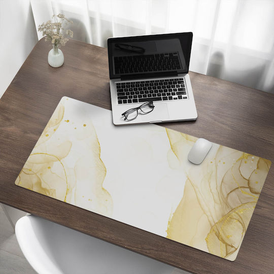 Moderner Vinyl-Schreibtischunterlagen Tastatur Ethereal Fluid Waves 100x50 cm