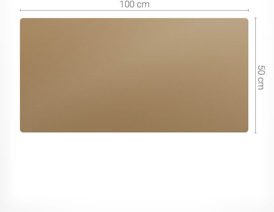 Tulup Schreibtischunterlage Designer Dunkel Gelbe 100x50 cm