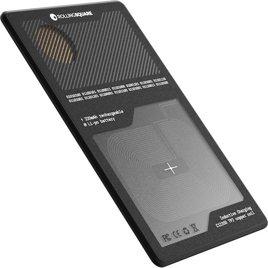 Rolling Square AirCard Pro Apple Find My Черен