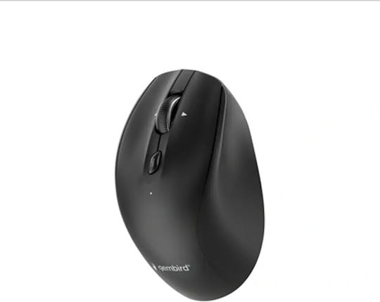 Gembird MUSW2-6B-02 Wireless Ergonomic Bluetooth Mouse Black