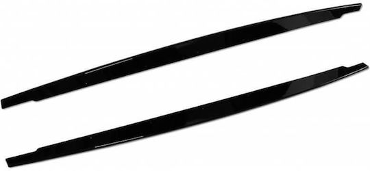 Additional Side Door Sill Bmw 3 E90/e91 05-11 E92/e93 06-14 Glossy Black Abs Plastic 2 Pieces
