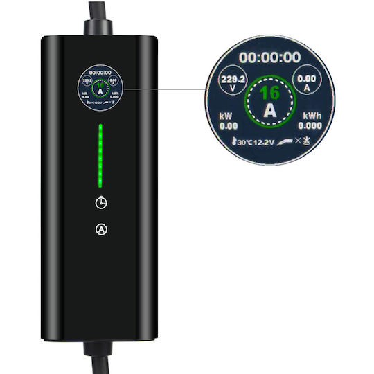 Electric Car Charging Cable Red Three-phase 11kw 16a Type 2 Electric Car 11kw 16a Three-phase Adapters