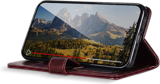 Avizar Oneplus Nord 6 Case – Crazy Horse Design Card Holder Stand Brown