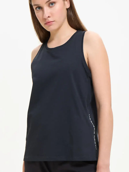 Damen Sport Top Ärmellos Schnell Trocknend Schwarz