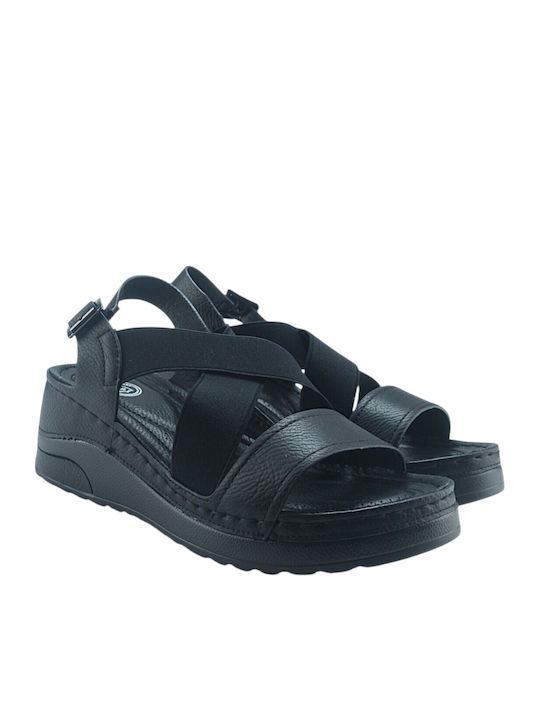 Women's Flat Sandals Black