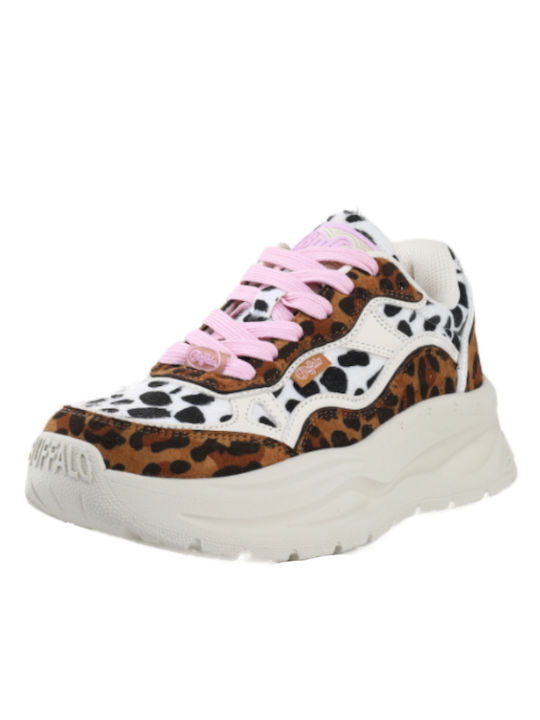 Buffalo Едни Дамски Платформи Високи Animal Print Buffalo Едни Дамски Платформи Високи Animal Print