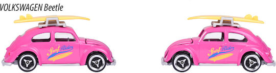 Majorette Количка VW Volkswagen Beetle Розово Жълто Табло 241A-7 1:59 1:59