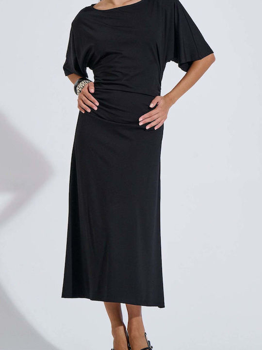 Summer Midi Dress Black