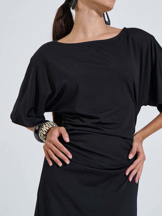 Summer Midi Dress Black