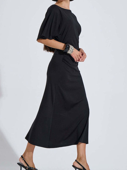 Summer Midi Dress Black