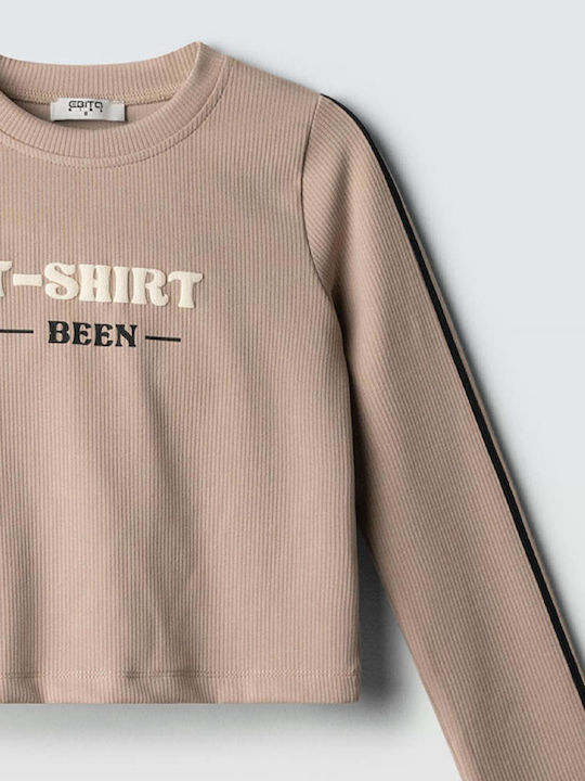 Kids Blouse Tabac Brown