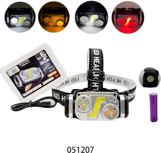 Rechargeable LED Head Flashlight