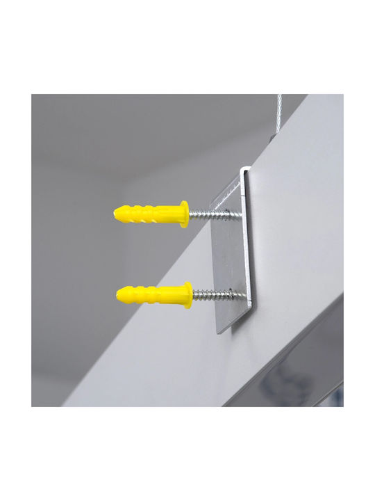 kelvo Modern Wall Lamp with Integrated LED and Adjustable White Light 5x7.5cm