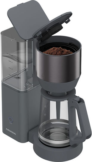 Grundig Programmable Filter Coffee Maker 1000W Dark Inox