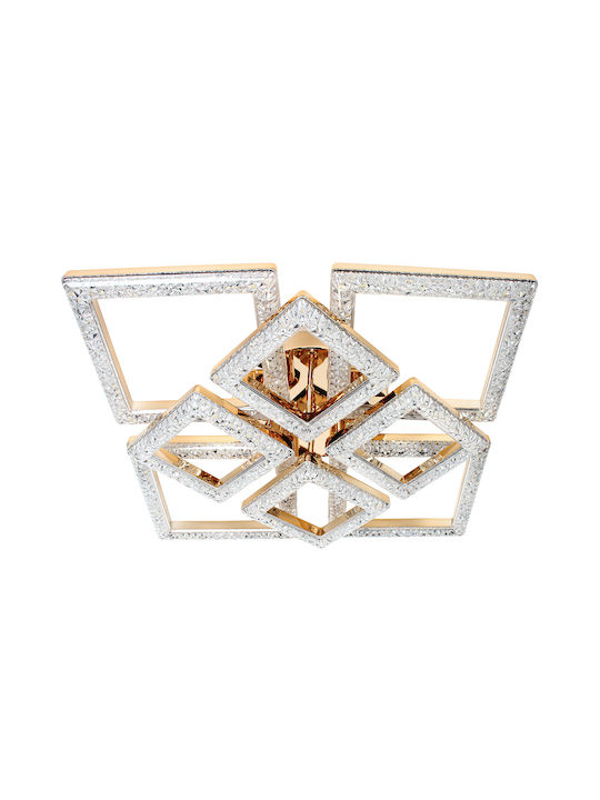 Keskor Keskor Deckenleuchte 57cm Gold mit Integrierte LED