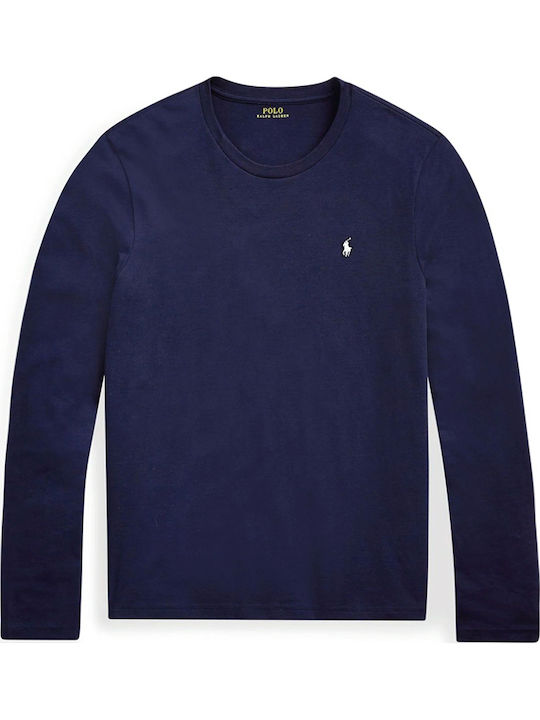 Long Sleeve Blouse Navy Blue