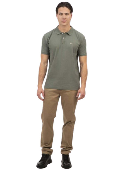 Polo Short Sleeve Blouse Forest Green