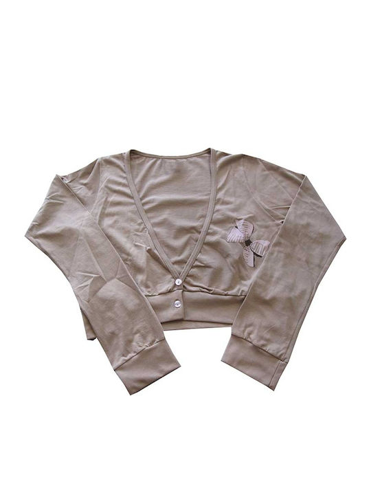 Women's Brown Bolero 64733_moka