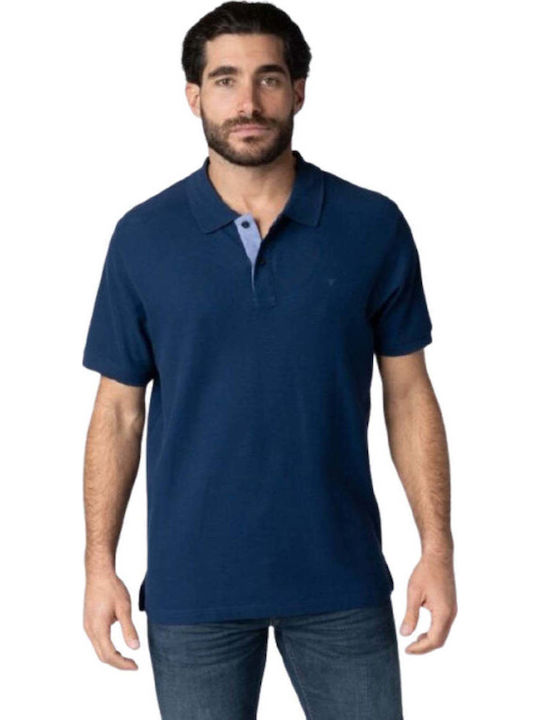Short Sleeve Petrol Blue Blouse