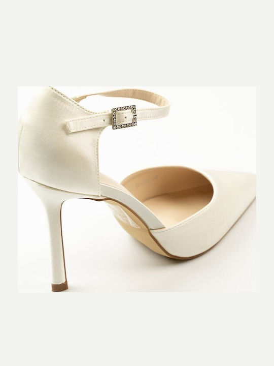 Pointed Toe Heels with Stiletto Heel White