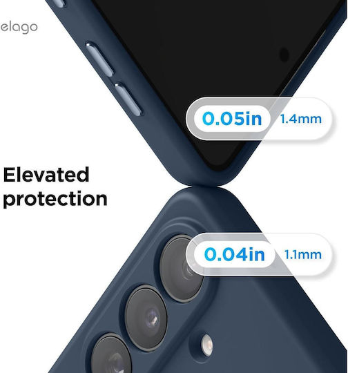 Elago Силиконов заден калъф Син (Galaxy S26)