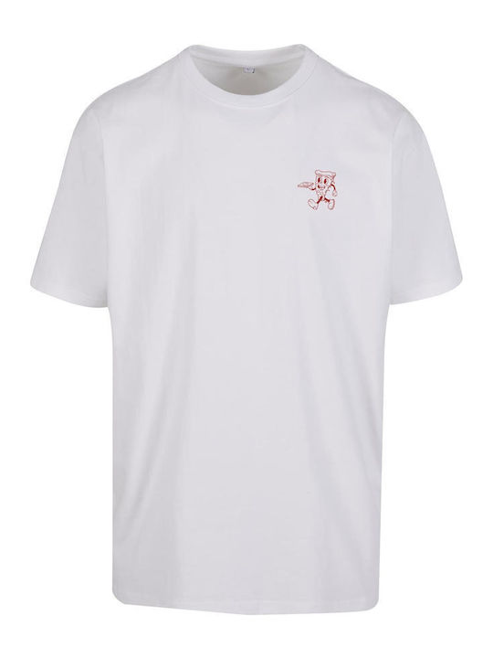 Pizza Oversize Tee White2
