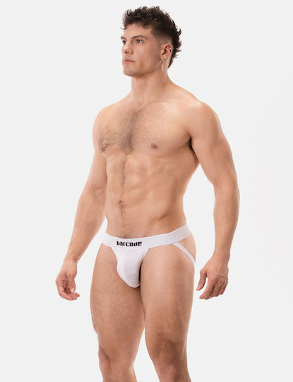 Barcode Berlin Ανδρικό Εσώρουχο Jockstrap Λευκό
