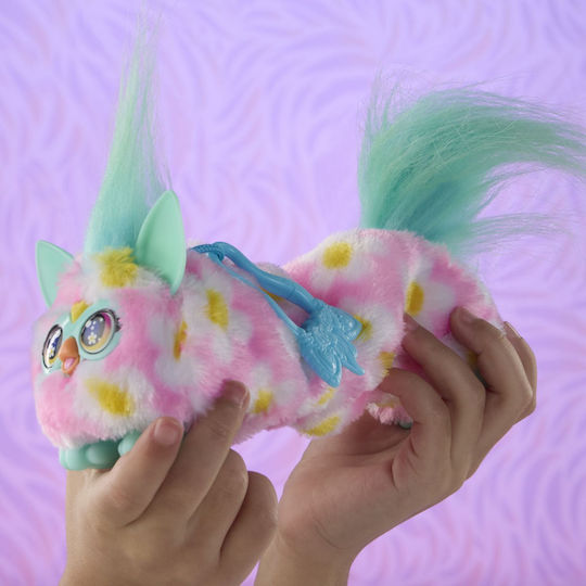 Hasbro Jucărie de Plus Furby Dj Furblets de Ziua Îndrăgostiților cu Mișcare și Sunet pentru 6+ Ani 45 cm