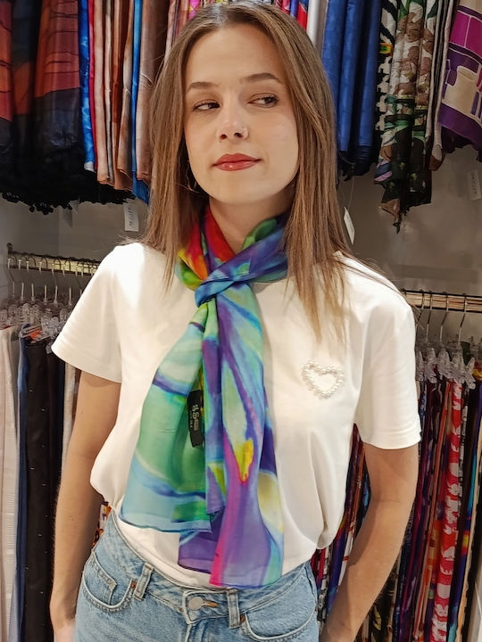 Women's Silk Shawl Multicolour