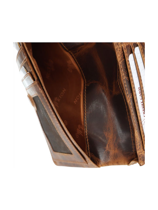 Leather Men's Wallet Brown