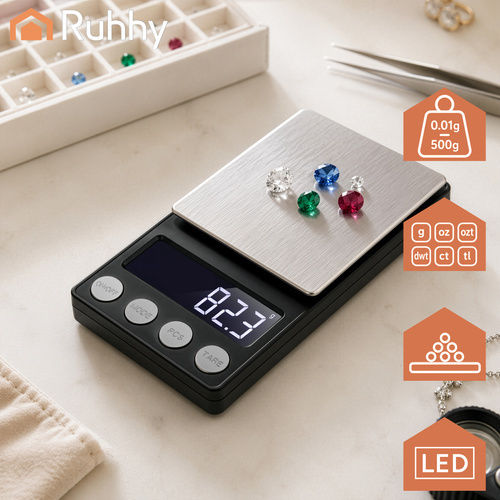 Ruhhy Professional Precision Scale with Accuracy 0.01gr