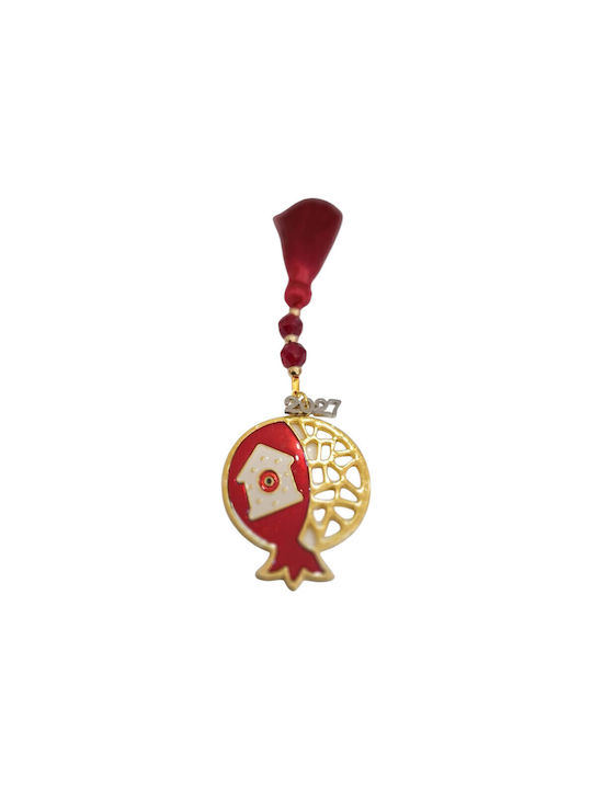 Kalliopi Silver Tabletop New Year's Lucky Charm Pomegranate Gold 2027