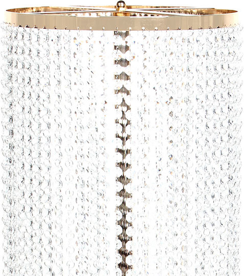 Keskor Keskor Stehlampe Y114xM34cm mit Lampenbirnensockel E14 Gold Keskor Keskor Stehlampe Y114xM34cm mit Lampenbirnensockel E14 Gold