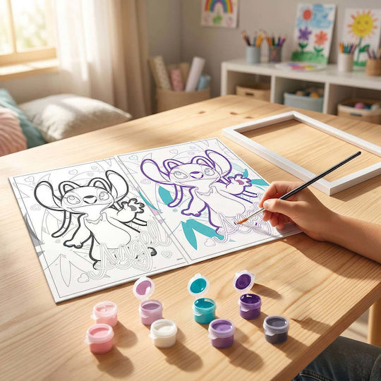 HappiHobbi Рисуване Paint By Numbers Angel за Деца 7+ Години