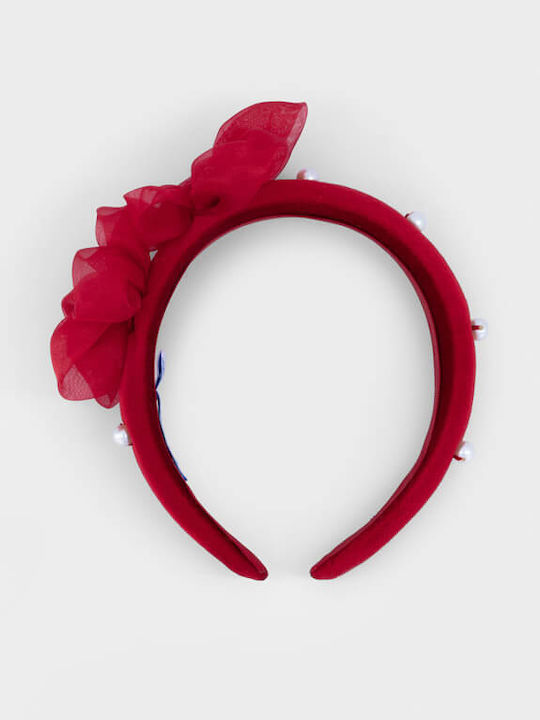 Mayoral Kids Headband with Flower Red
