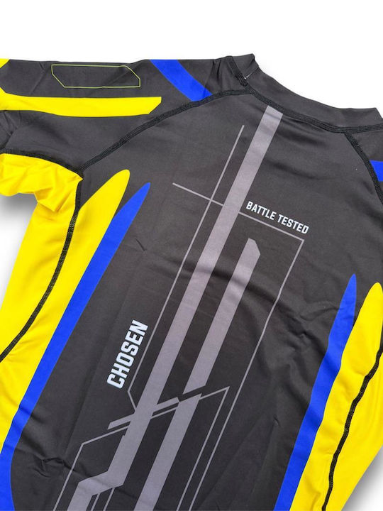 Chosen Men's Short Sleeve Shirt CHRS167 for Jiu-Jitsu Black