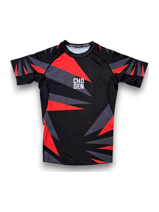 Chosen Men's Short Sleeve Shirt CHRS168 for Jiu-Jitsu Black