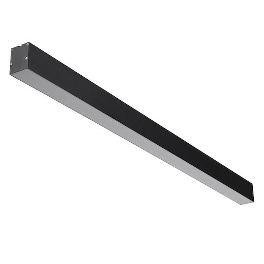 kelvo LED Commercial Linear Ceiling Lighting 72W Warm White IP20 with Adjustable Intensity L120xW7.5xH7.5cm