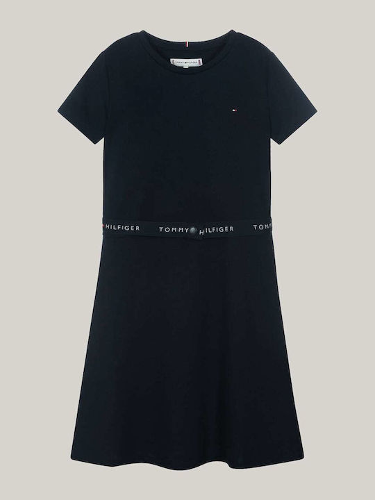 Essential Skater Children's Dress Short Sleeve Desert Sky