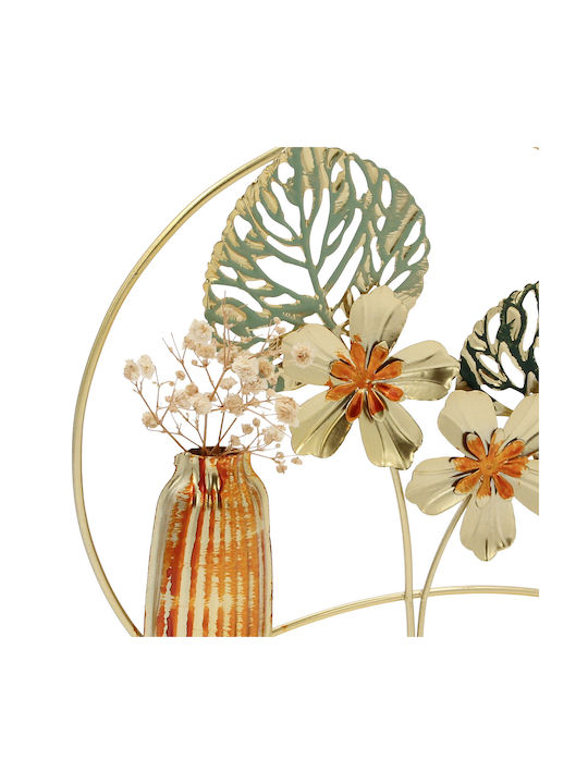 Metallic Tabletop Decorative 20x5x20 cm Keskor 66537