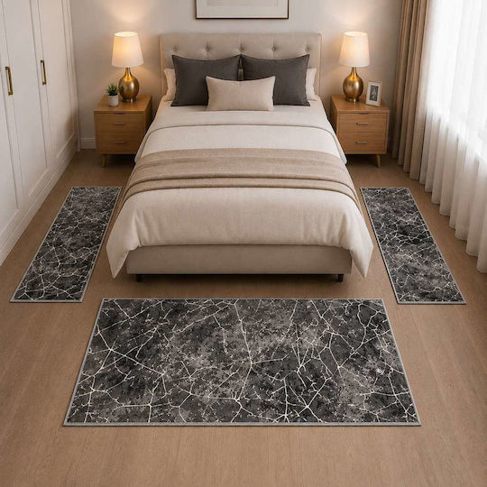 Schlafzimmer-Teppichsets Samt JHZ-8872-SET 3 Stück Schlafzimmer-Teppichsets Samt JHZ-8872-SET 3 Stück