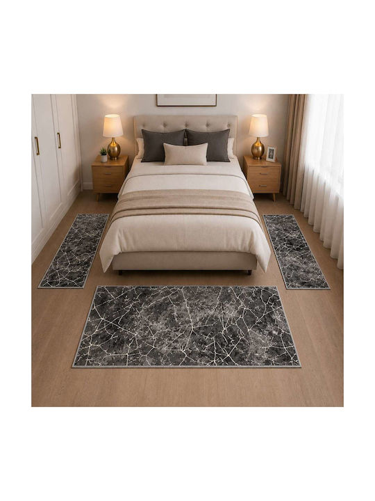 Emporio Collection Modern Schlafzimmer-Teppichsets Samt JHZ-11324-SET 3 Stück